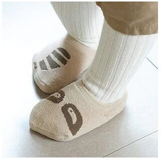 Nova primavera verão unisex bebê meias de algodão curto meias do bebê menino menina bonito padrão piso meias: 19-24 Meses / Anti Slip Socks 02