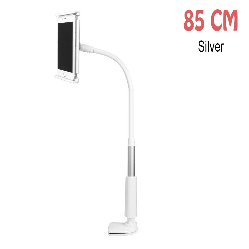 Tablet Del Supporto Del Basamento Per Ipad Air Mini Xiaomi Mipad Huawei Samsung Da 4.0 A 10.6 pollici Universale Long Arm Phone & tablet Del Supporto Del Basamento: Silver 85CM