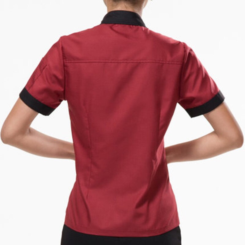 Stil sommar uniform kvinna och man rengöring kostymer kortärmade rum restaurang egendom golv renare arbetskläder