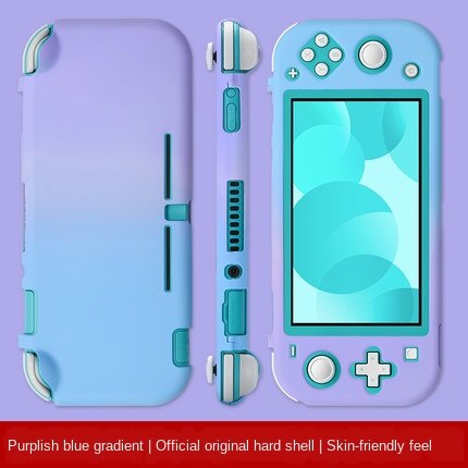 button Switch Console Kirby of star PC Protective Case For Nintendos Switch NS NX Joy-Con Cases Hard Back Cover Shell Accessoire: Purple blue gradient