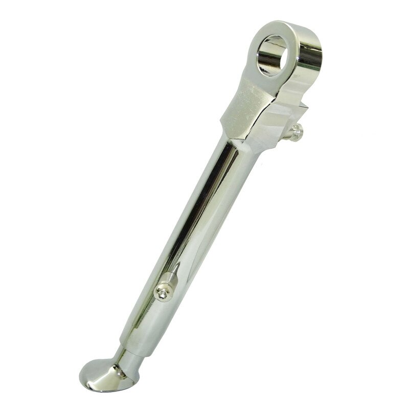 Cnc billet justerbar kickstand fodspark sidestand benstøtte til kawasaki ninja  zx1000 zx-10r zx10r: Krom