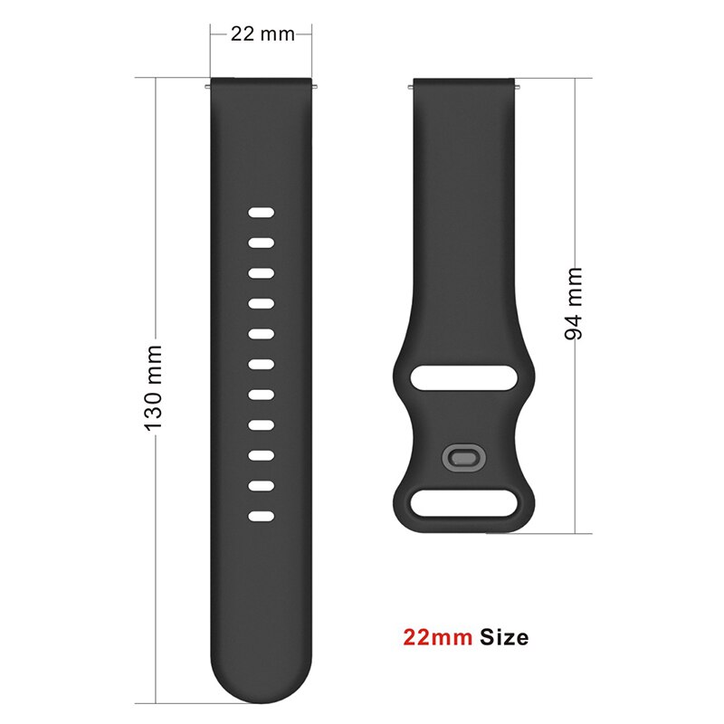 22mm Silicone Strap For Huawei Watch 3 / 3 Pro Smartwatch Replacement Easy-Fit Bracelet Colorful Sport Wristband Accessories