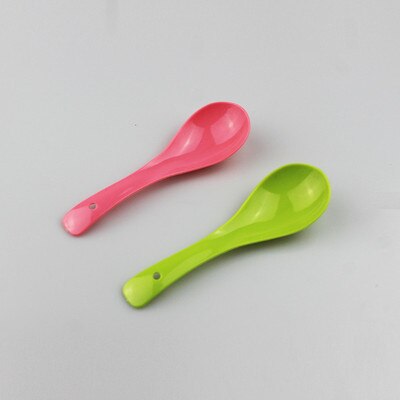 Bambini Cucina di Taglio Giocattoli Sushi, Pesce, Carne di Manzo, Gamberetti Giochi Di Imitazione In Miniatura di Plastica Cibo Ragazze Bambini Education Regalo Del Giocattolo: 1pc Soup spoon