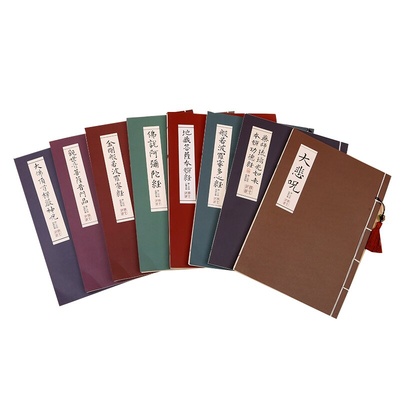 Buddhist Scriptures Copybook Regular Script Calligraphy Beginner Adult Hard Pen Handwritten Heart Sutra Copy Books