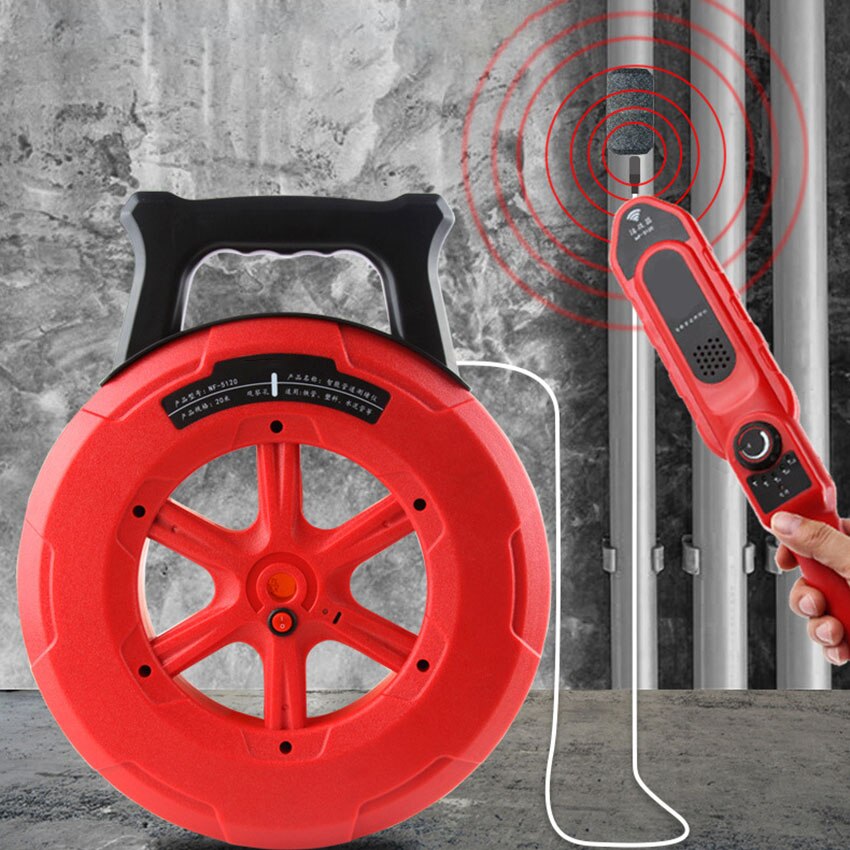 Détecteur de colmatage de tuyaux en fer PVC, testeur de colmatage de conduites métalliques, plombier, pointeur, Instrument de Diagnostic, Scanner