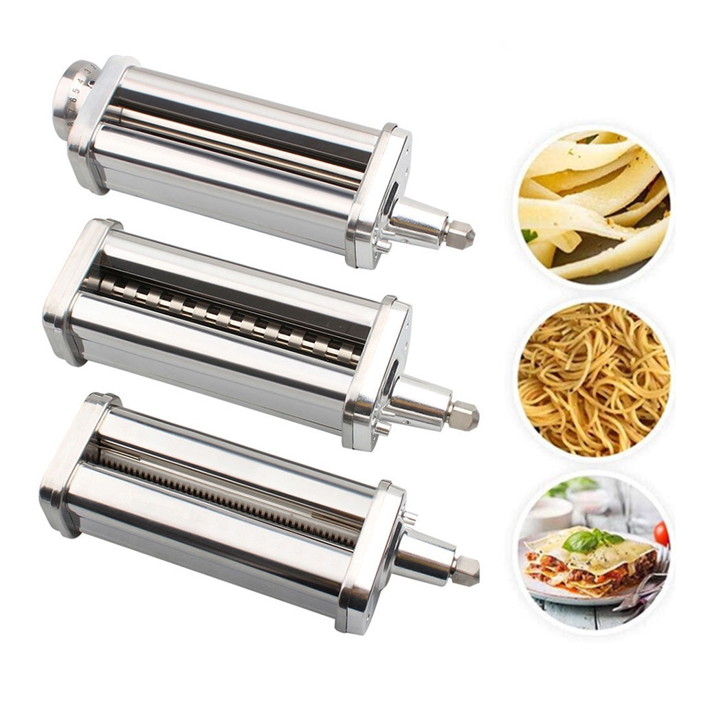 Pasta Hersteller Edelstahl Pasta Spaghetti Rolle Stand Typ Rührgerät Nudel Presse Befestigung Küche Werkzeug Für KitchenAid