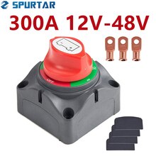 Auto Battery Disconnect Switch 12V 24V Marine 200A 300A Dual Battery Mass Switch 3 Position Cut Off Switch Car Boat