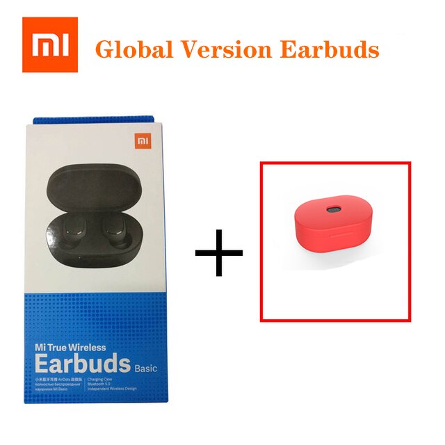 Xiaomi Redmi Airdots Earbuds basic Global Version 5.0 TWS Mi True Wireless Bluetooth Earphone AI Control Gaming sports Headset: Purple