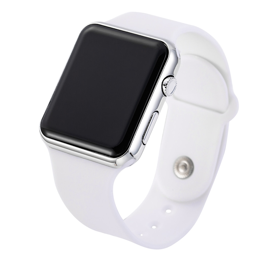 Sport casual ure mænd kvinder led silikone ur pink dejlig digital børn sports armbåndsur bayan kol saati