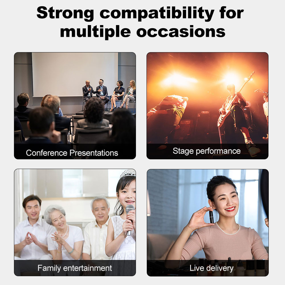 SKM9000 Wireless Microphone Universal One Drag Two Handheld Microphone Home Sound Card Stereo Outdoor Karaoke Stage