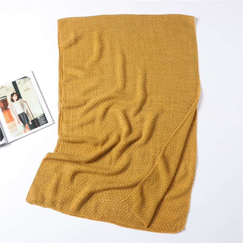 Weiche Kaschmir betroffen Schal für Frauen Warme Winter Schals Hijab Solide Pashmina Dame Schal wickeln Doppel Seite unisex Schals neue