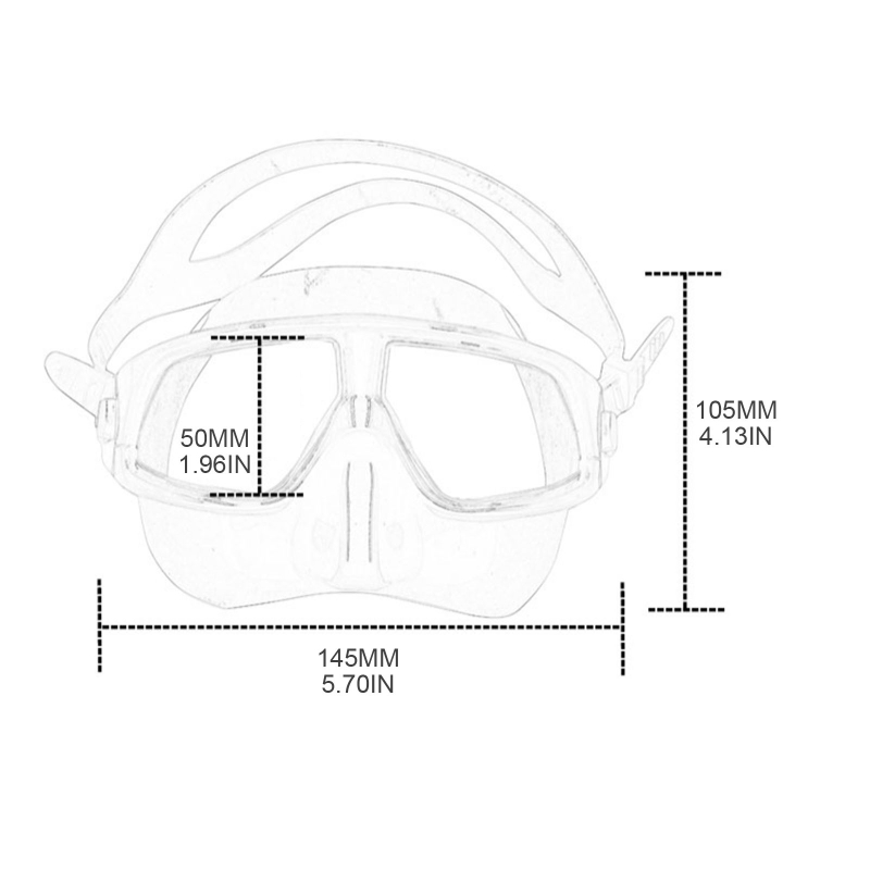 Anti Lek Snorkel Duikbril Wide View Duiken Bril Tool Voor Snorkelen