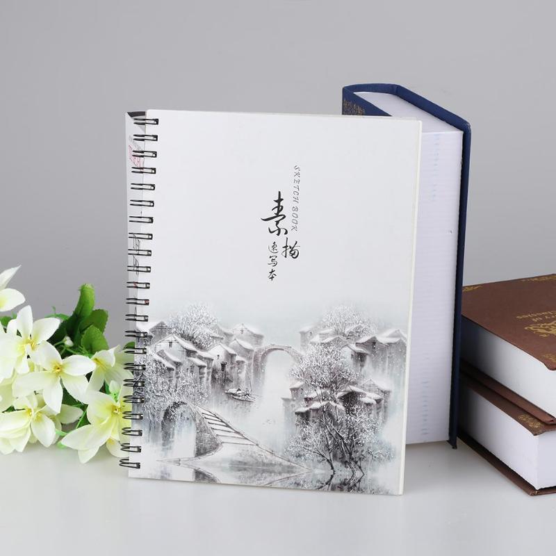 32 Sheets Sketchbook 210*295mm A4 Paper Drawing Painting Graffiti Sketch Book Memo