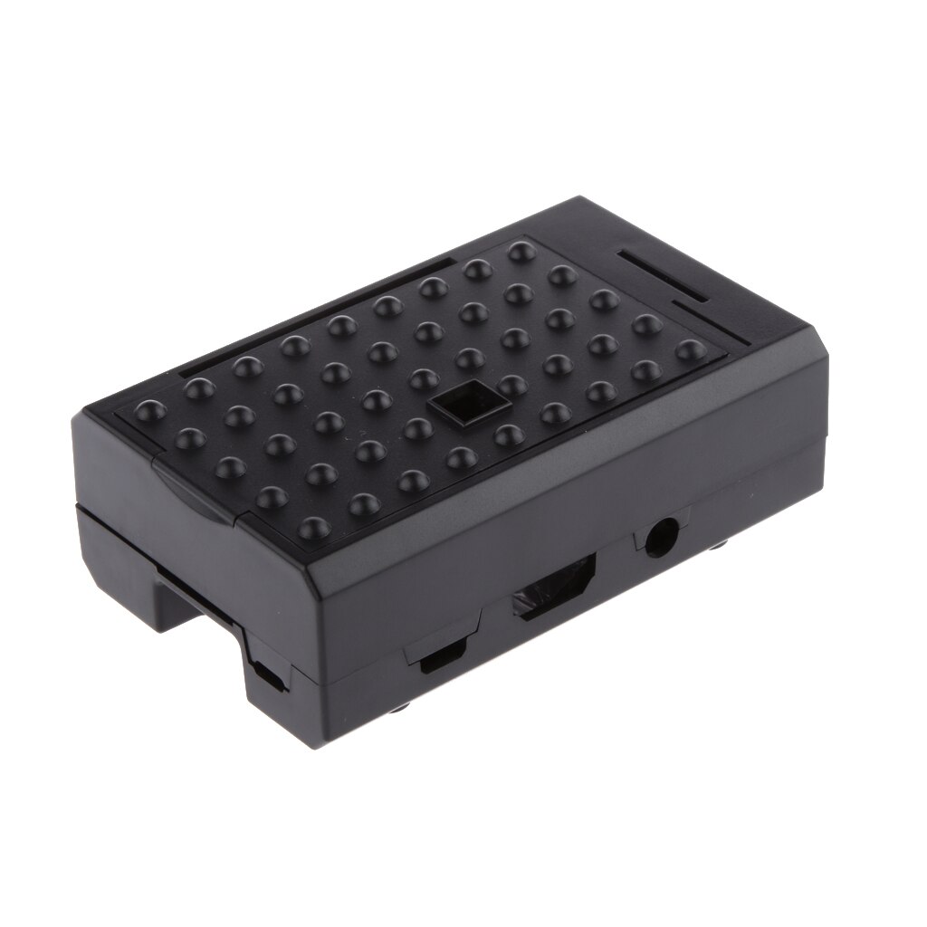 Zwarte Behuizing Shell Case Box Ondersteuning Camera Voor Raspberry Pi B +/Pi 2/Pi 3