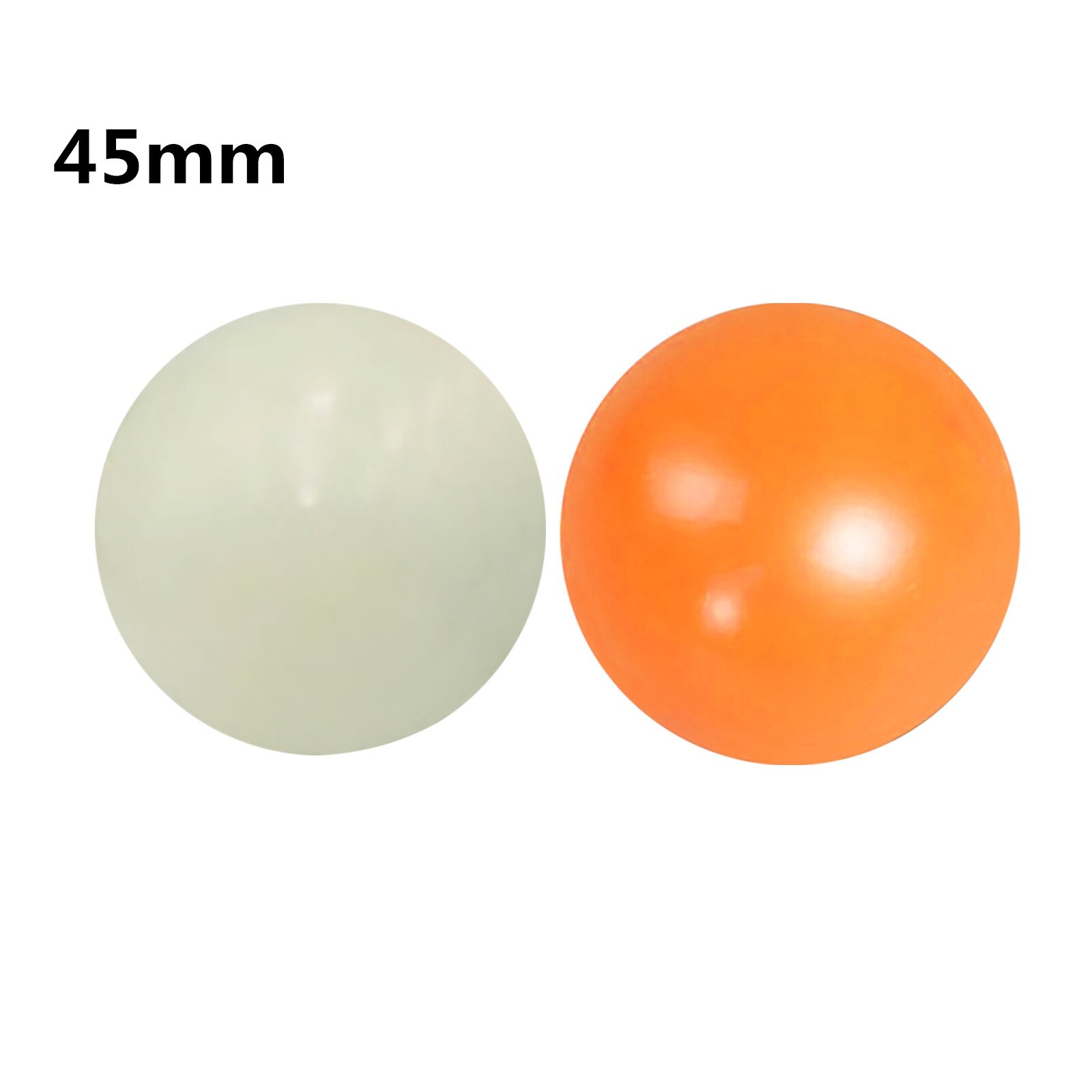 4pc Stick Wall Ball Fluorescent Squash Xmas Sticky Target Ball Decompression Throw Fidget Toy Kids Novelty Stress Relief: Q 2pcs 45mm