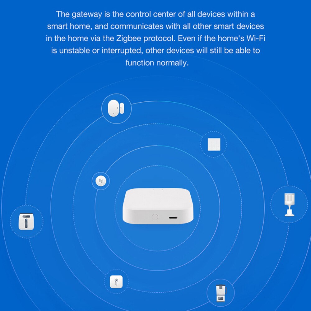 ZigBee Tuya smart home gateway tuya wireless WiFi multi-function device central control host can be used with Alexa Google Home