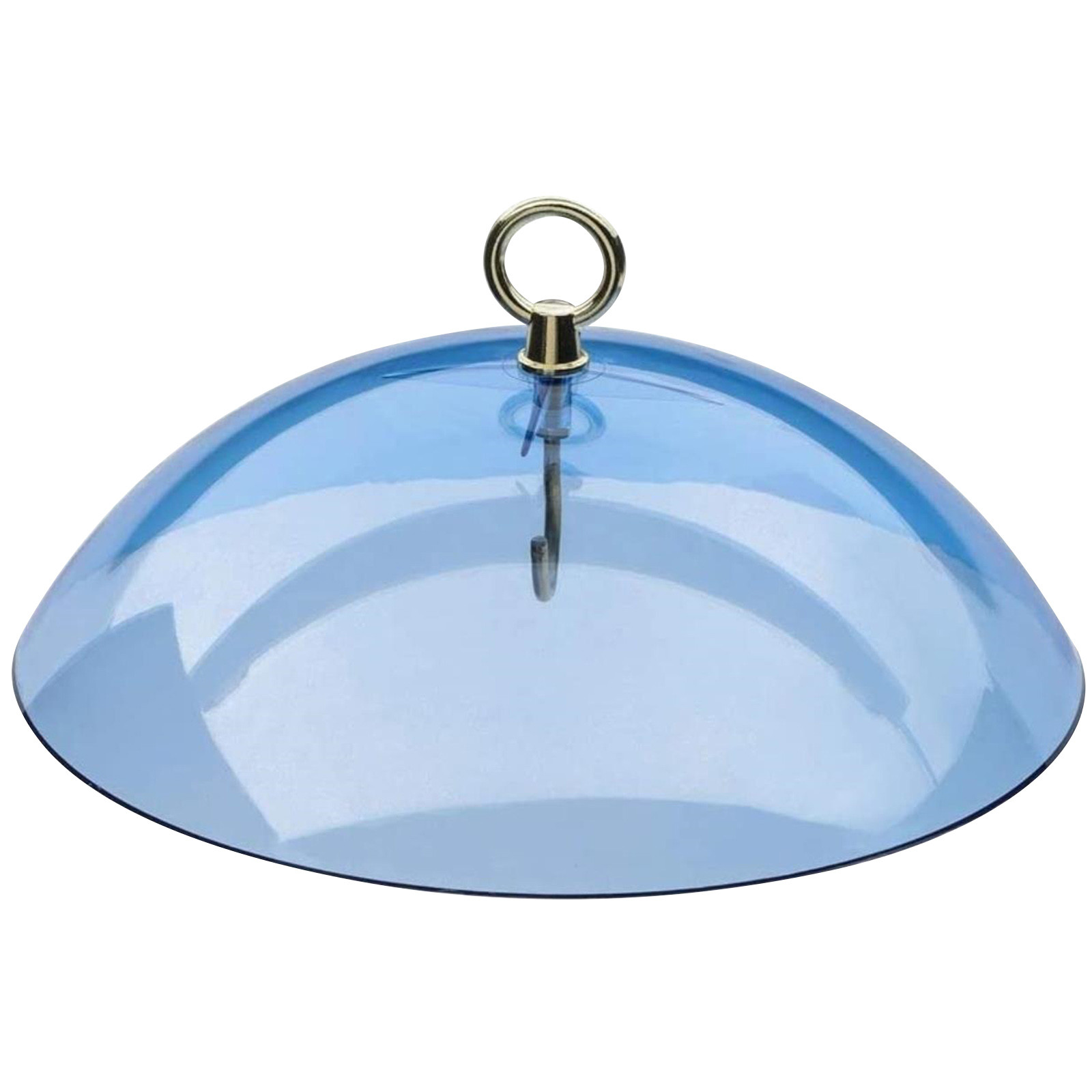 Bird Feeder Anti-Squirrel Bird Feeders Protective Cover, Dome Protective Dome, Rain Protective Cover For Hanging Bird Feeders: Blue