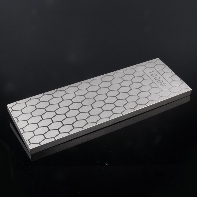 1 Pcs Diamond Knife Sharpener Sharpeing Stone Kinfe Stone Kitchen Tools Honing Blade Coarse Sharpen 400 1000 Grit Fixed base