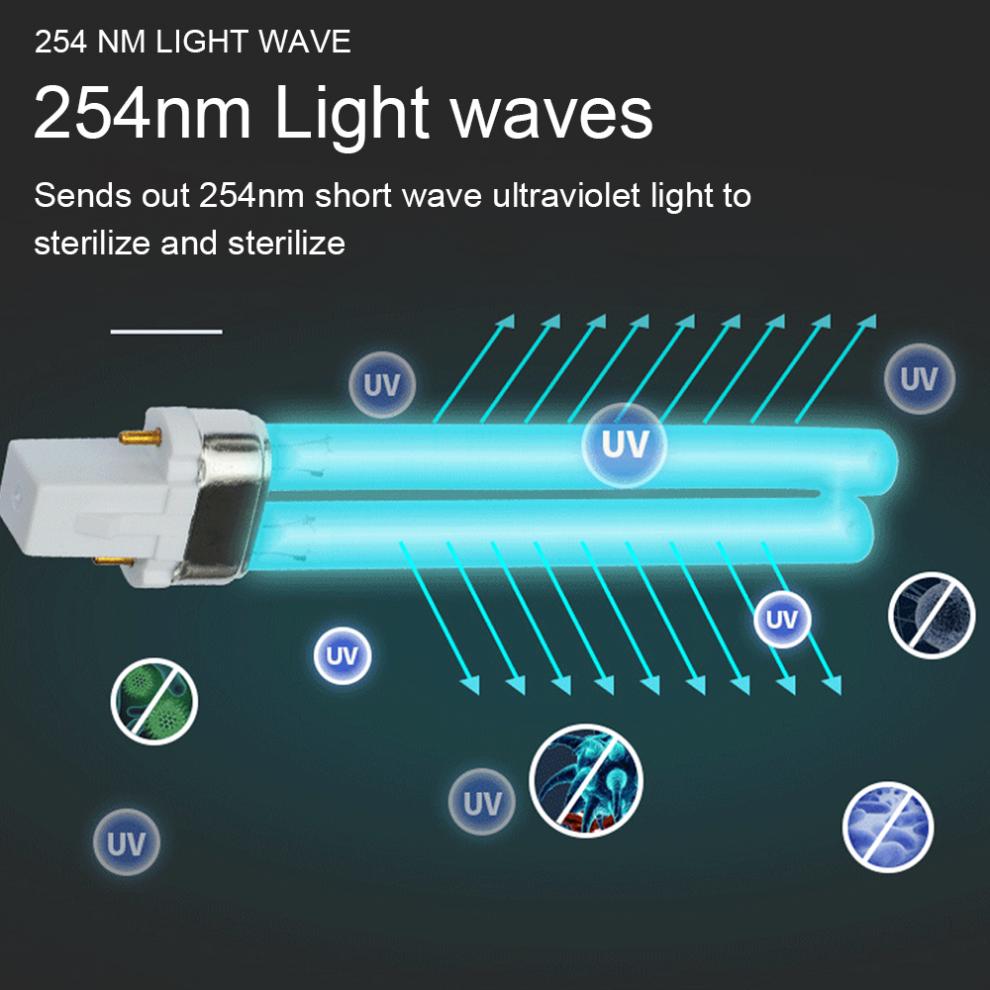 5W 34V 254nm UV Sterilisator Licht Rohr Aquarium Aquarium Teich Uv Sterilisieren Lampe Blub für G23 / 2G7
