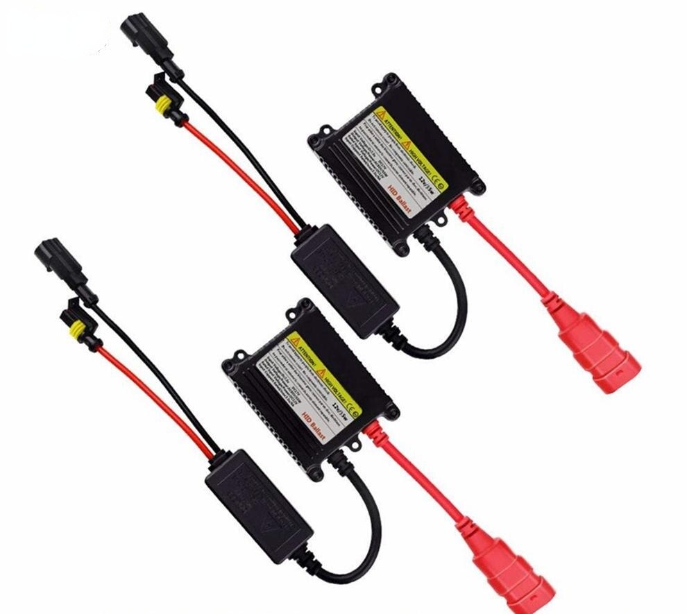 Ballast au xénon Super fin 35W/55W DC 12V HID, pour H1 H3 H7 H8 H9 H11 2/4 9005 H4, Kits de modules de contrôle de l&#39;éclairage de voiture, 1/9006 pièces: 2 pcs / 55w