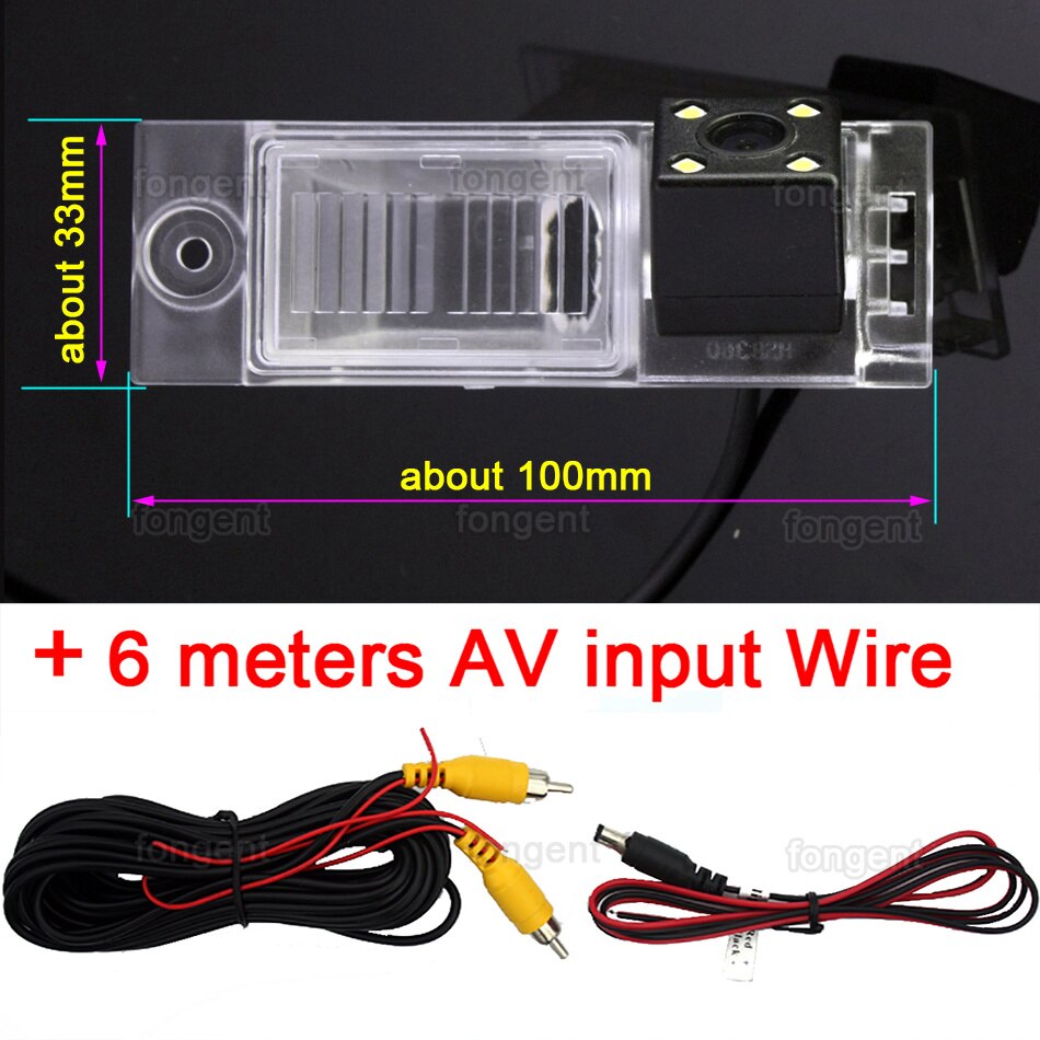 Voor Hyundai Tucson IX35 Auto 170 Graden Speciale Voertuig Achteruitrijcamera Back Off Up Draadloze Reverse auto Camera: 4led Rear Camera