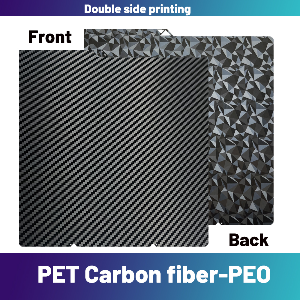 Cama holográfica para Anycubic Kobra S1, hoja Pei 264x276 PEI texturizada H1H PET Kobra S1, placa de construcción combinada Kobra S1C 3d: Azul