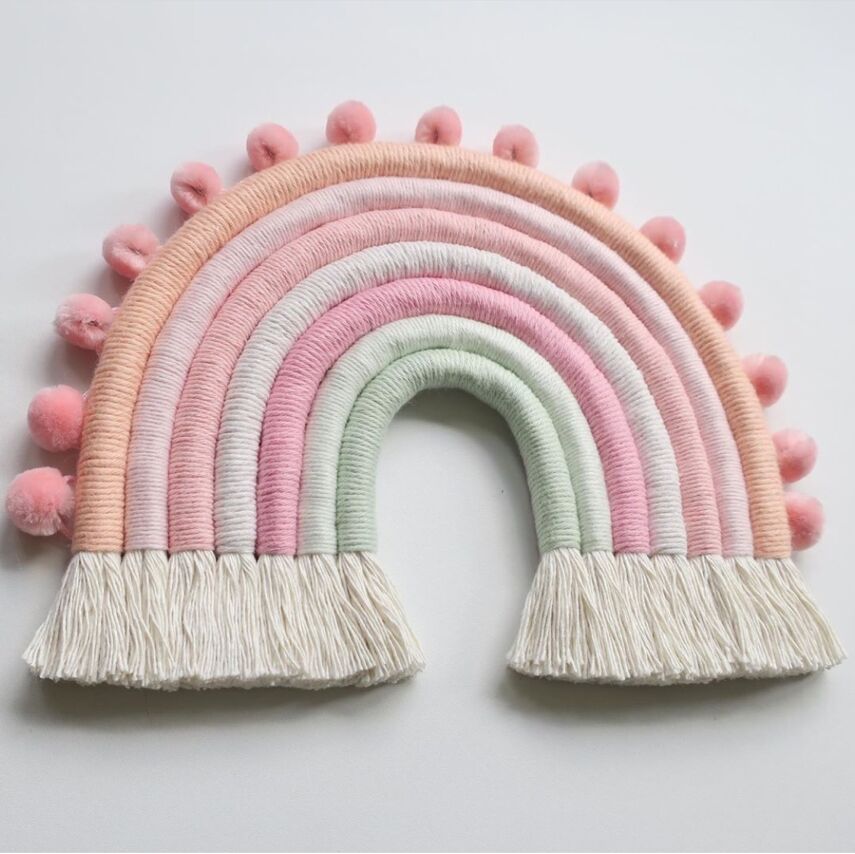Regenboog Nordic Muur Opknoping Speelgoed Voor Baby Boy Meisjes Kamer Teepee Decoratie Nursery Kinderen Kids Interieur Decor