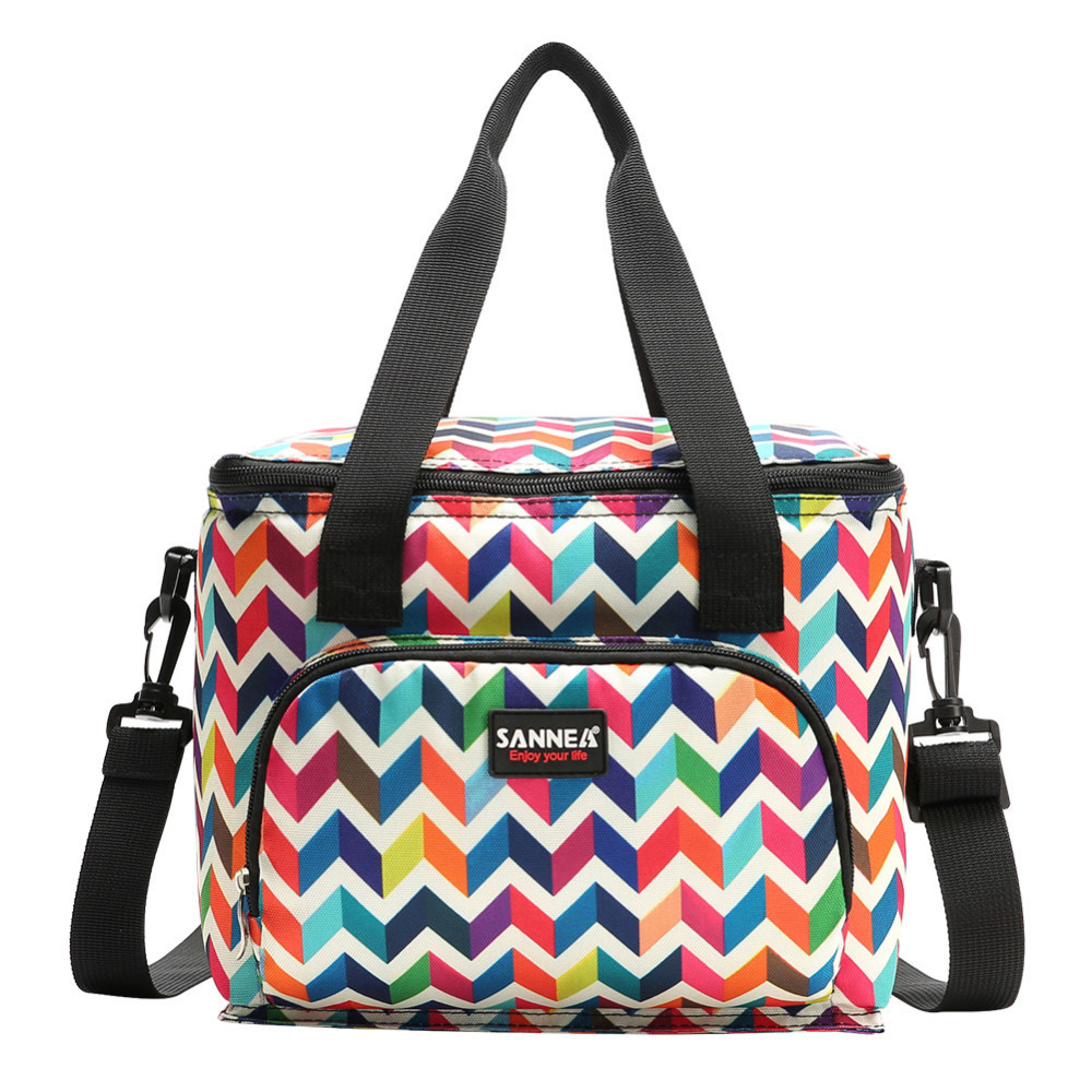 Männer Frauen Große Kapazität Tragbare Mittagessen Tasche Frisch Halten Box Isolierte Tote Wasserdicht Cool Reise Lebensmittel Mittagessen Lagerung Hand Taschen: B