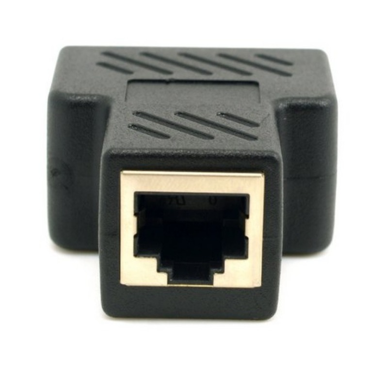 1 to 2 -suuntainen verkko lan-kaapeli ethernet-naaras kissa 6 rj45 jakaja liitin sovitin utp cat 7 5e liitin kytkin sovittimet liitin