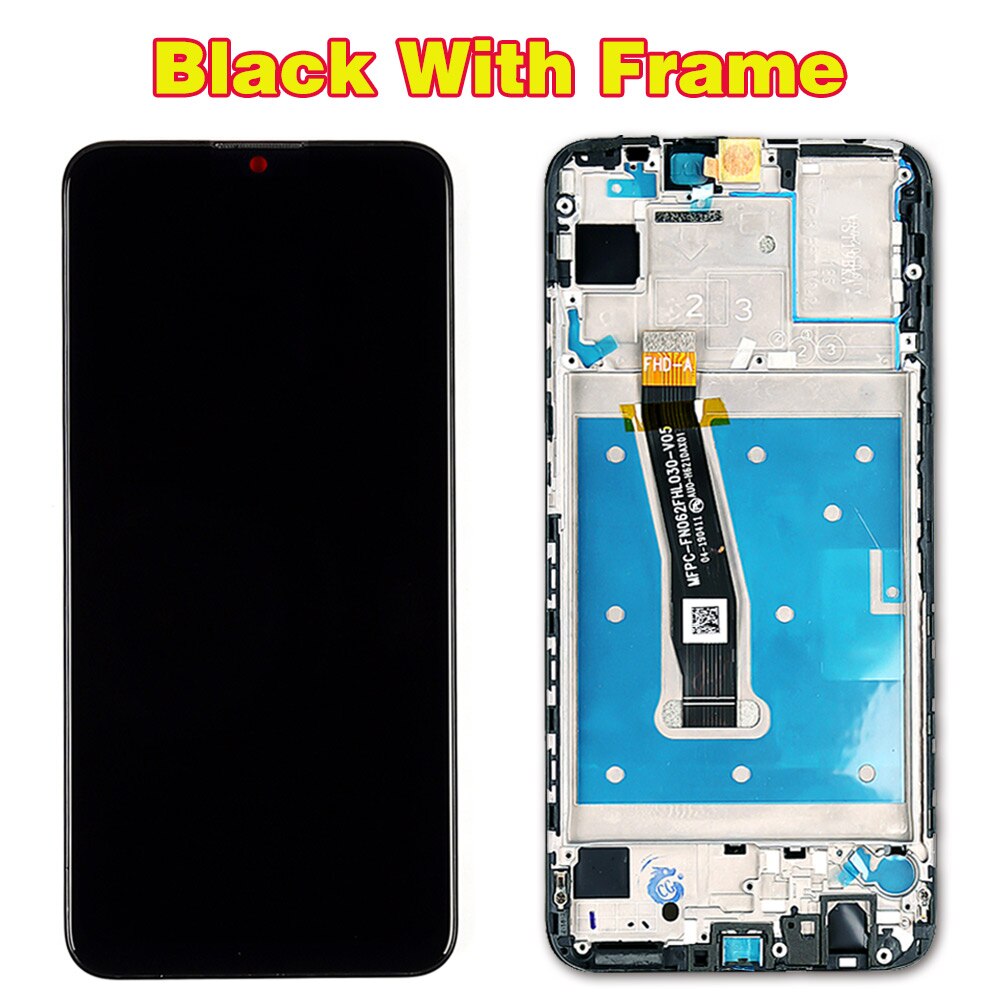 Originele Voor Huawei P Smart POT-LX1 L21 LX3 Lcd Display Oleophobic Coating Touch Screen Digitizer Vergadering Frame