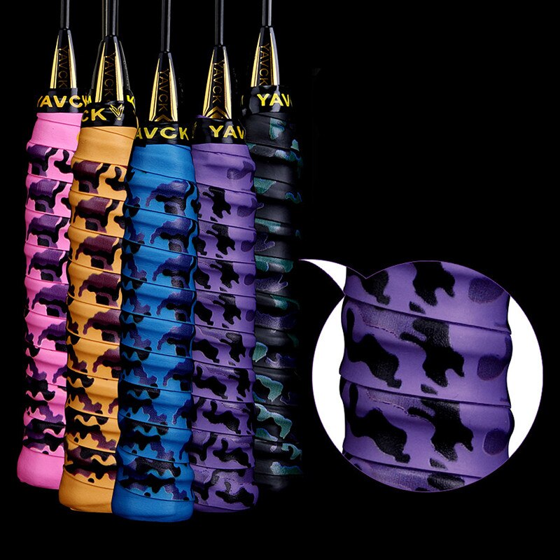 110*2.5cm Printed Battledore Sweat-absorbent Band Fishing Rod Wrap for Outdoor Skipping