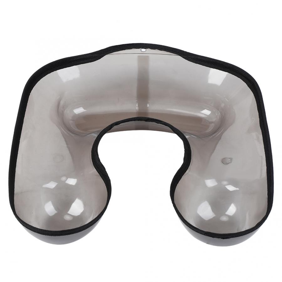 Bandeja para tinte de pelo, cuello, hombros, peluquero, contenedor permanente, herramienta de peluquería, accesorios de estilismo: Black