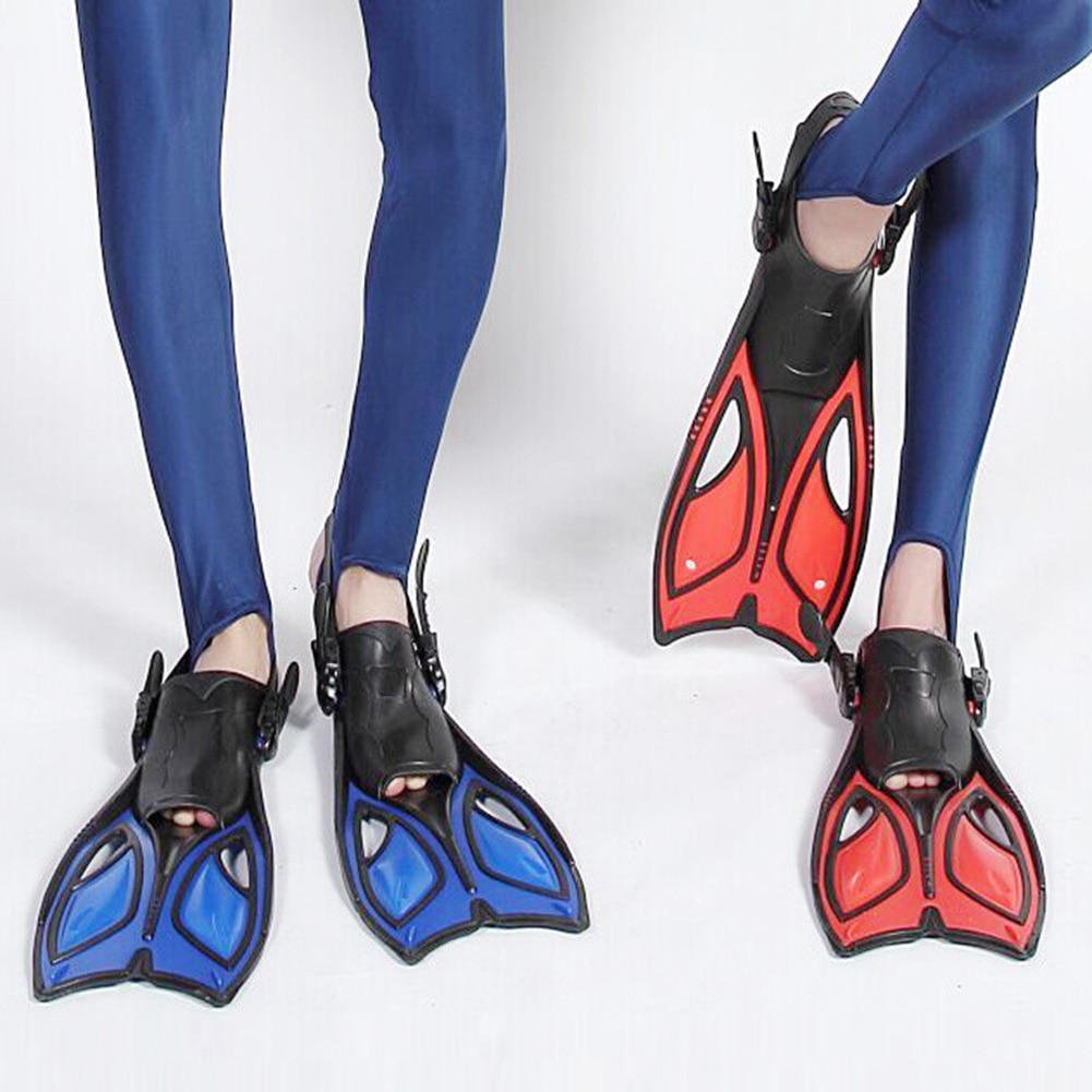 High Elastic TPU Flexible Drag Fins Reduction Diving Swimming Fins Flippers Adjustable Equipment Kit