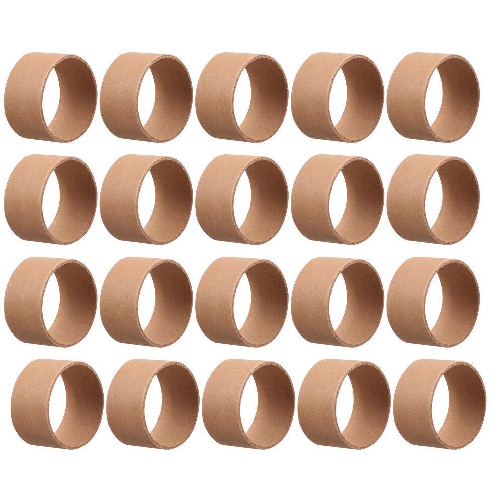 20Pcs Artist Painting Paper Tube Brown Craft Cardboard Tubes DIY Accessories
