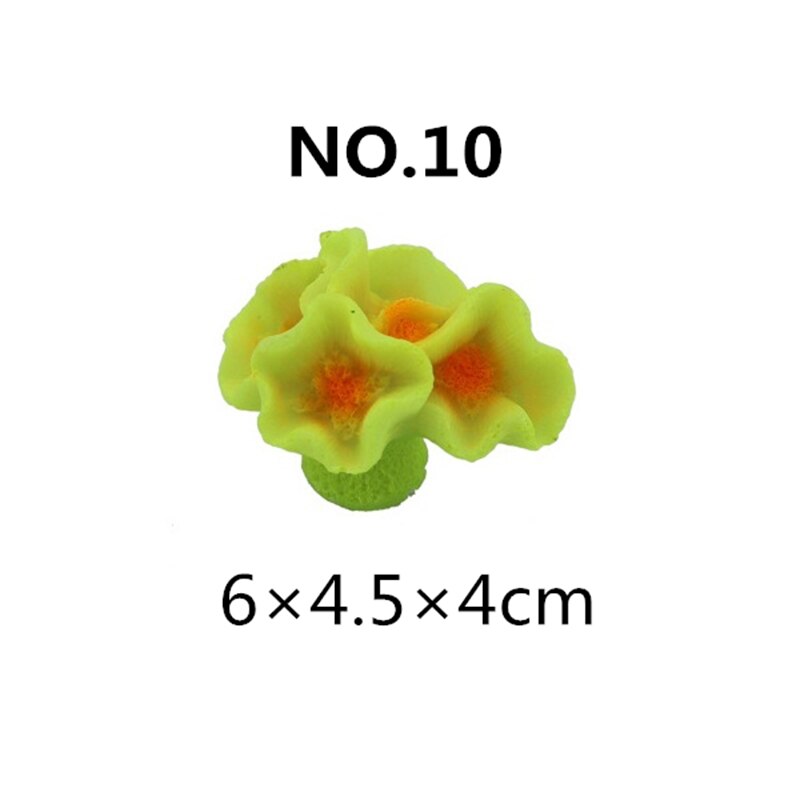Resin Coral Decoration Colorful Fish Aquarium Decoration Artificial Coral For Fish Tank Resin Reef Rock Lanscaping Ornaments: 10