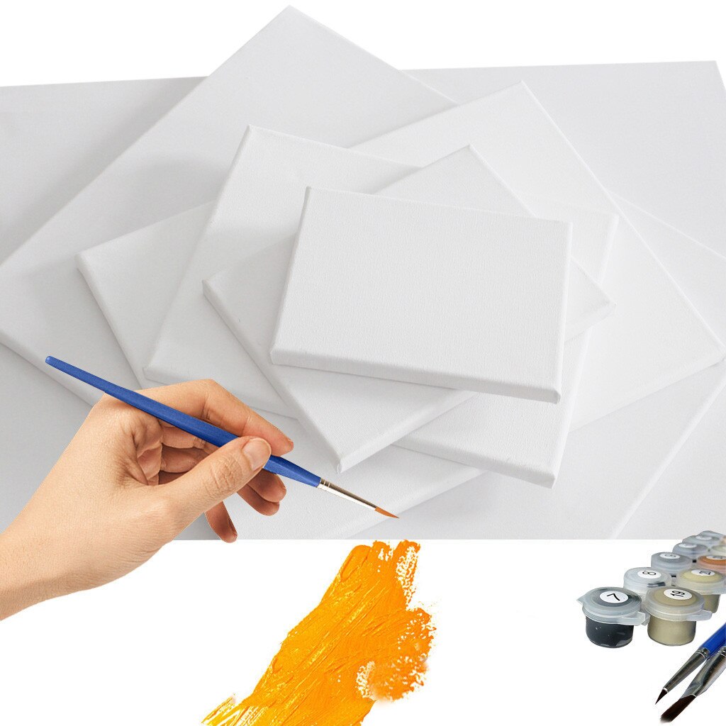Painting Diy Cotton Oil Painting Canvas Mini And Stretched Canvas Home Decors Art Making Tools, Painting Accessories#g30
