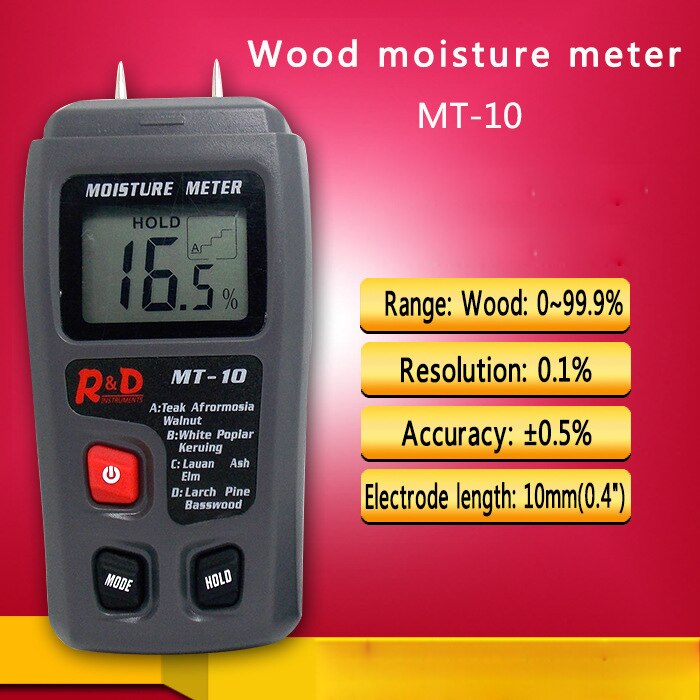 Vochtmeter naald type vochtmeter water meter hout rate
