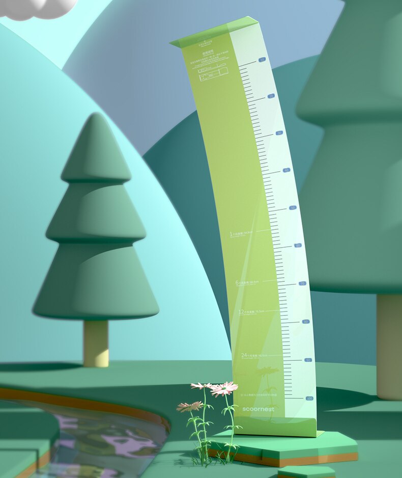 Aimeison Baby Baby Hoogte Meten Pad Baby Hoogte Meetinstrument Heerser Artefact Nauwkeurige Thuis: Default Title