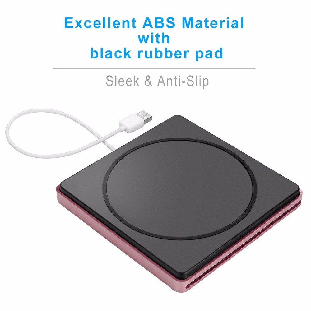 SOONHUA USB 2.0 DVD Drive​ Portable External CD-RW Writer Rewriter ​VCD ​CD ROM Player Drives For IMac MacBook Air Pro Laptop PC