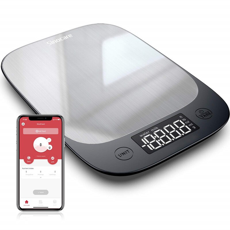 Rhorawill Keukenweegschaal 5kg/0.1g - Supernauwkeurig & USB-oplaadbaar