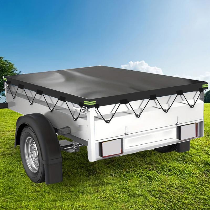 Waterproof Truck Bed Cover Heavy Duty Waterproof Pickup Bed Cover Reinforced Sewing Truck Bed Tarpaulin Cover For Most Common