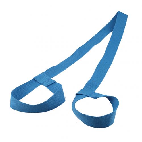 Draagbare katoenen yogamat, schoudertas, fitnessbenodigdheden, vintage: Hemelsblauw