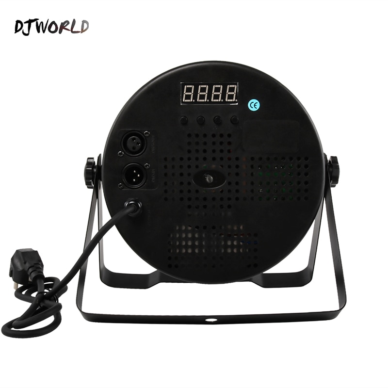 Djworld-luz Par LED plana RGB de 54x3W, iluminación estroboscópica de Color DMX 512, efecto de escenario para Dj, , discoteca, boda, Bar, escenario, , TV