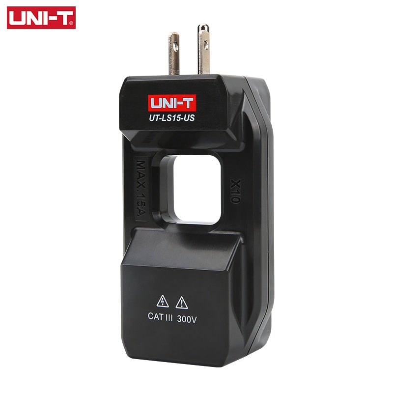 UNI-T AC Line Splitter 3 Pin 15A US Plug For Digital Clamp Meter Load 15A Measuring AC Operating Current of Electrical Device