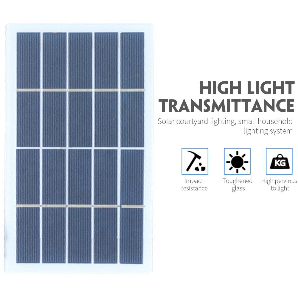 Dc 2w solpanel opladningsregulator invertere multifunktionel gør-det-selv strømforsyning rejse solpanel mono solpanel