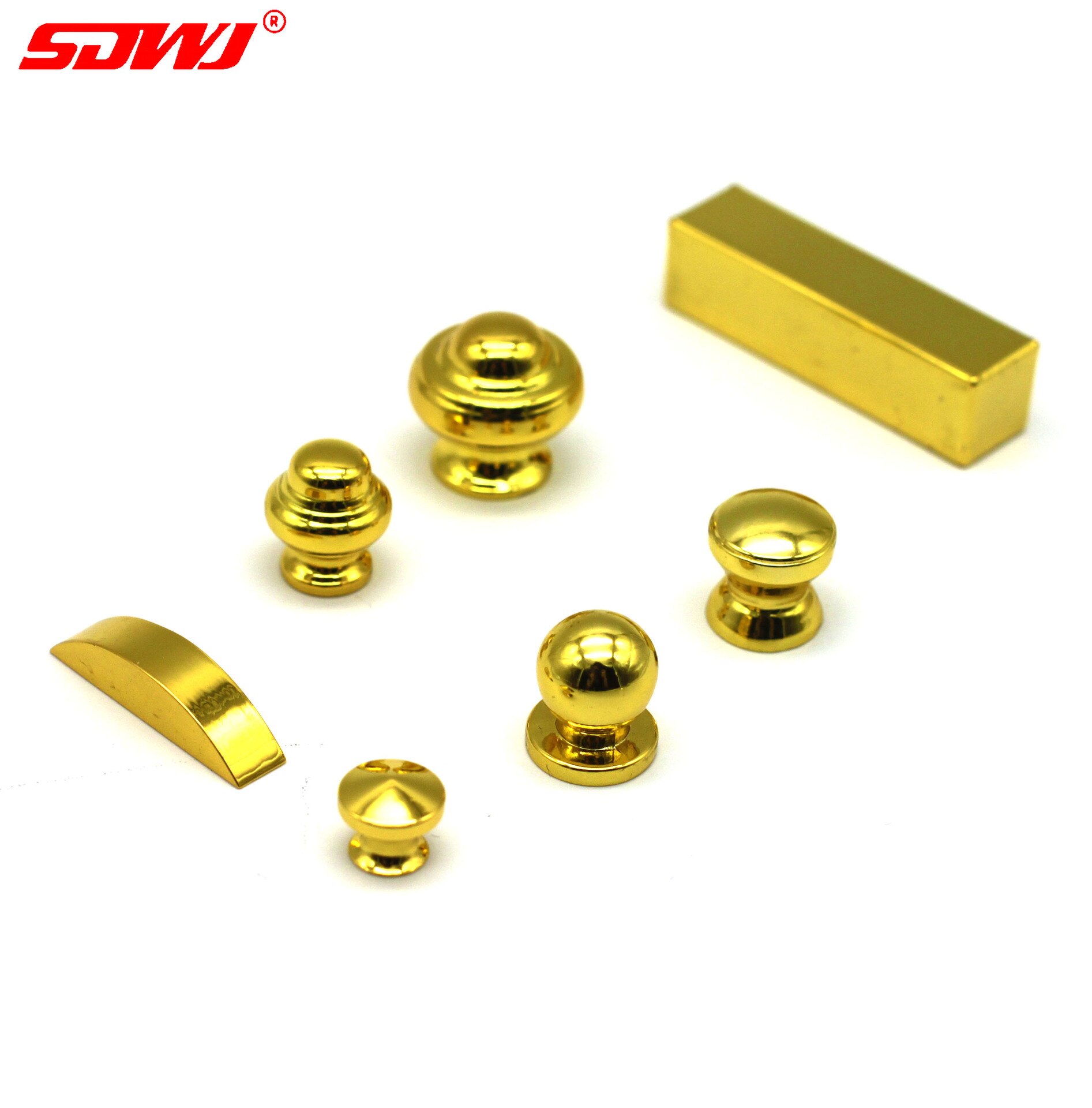 Sen Di Hardware Wooden Box Hardware Accessories High-End Jewlery Box Gold/Chrome Heshangtou Handle Small