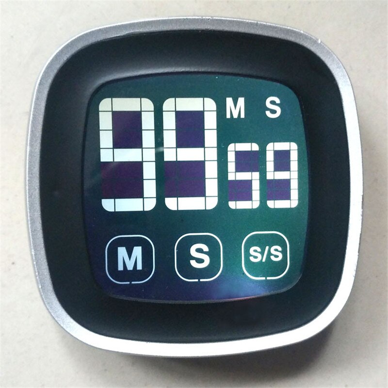 Large LED Display Kitchen Timer Electronic Touch Screen Electronic Digital Kitchen Cooking Timer