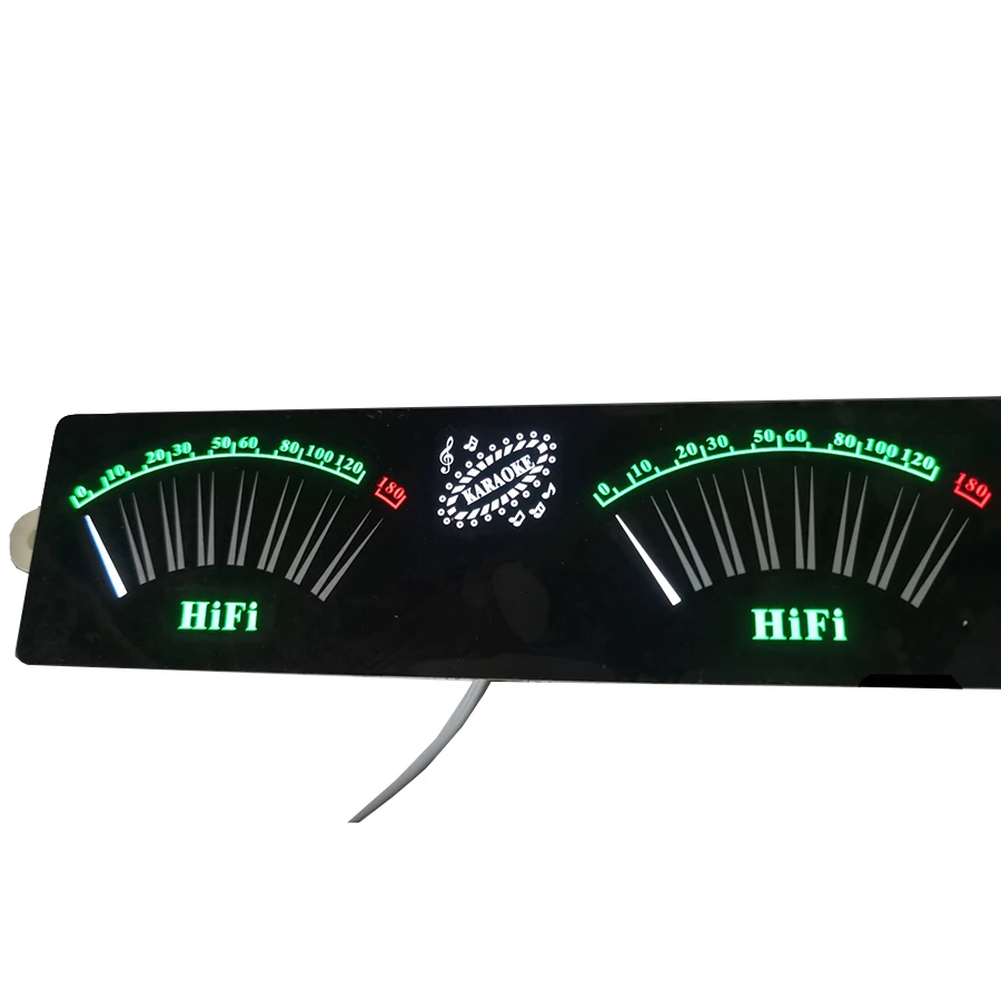 Pantalla LED de puntero musical activado por voz con pantalla de espectro musical de sensibilidad ajustable