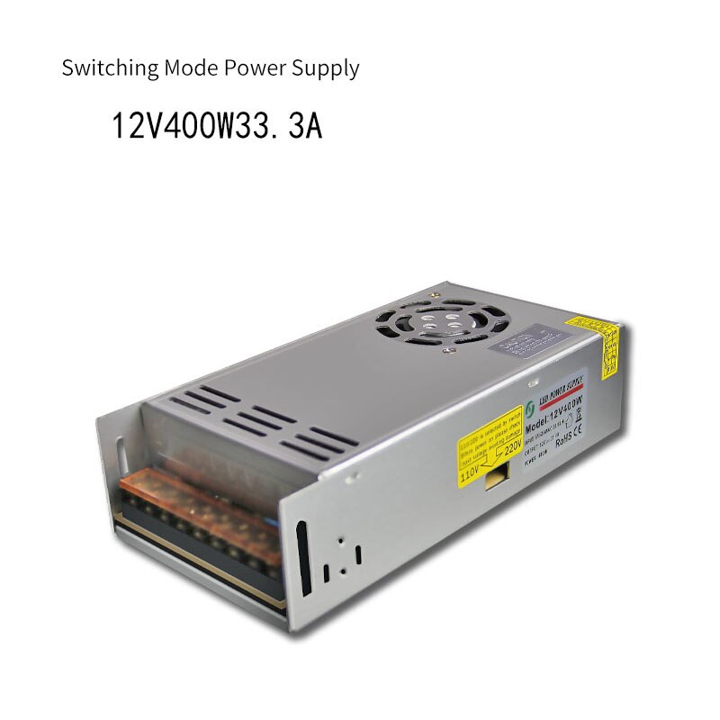 400W Switching Switch Power Supply Driver for LED Strip Light DC 12V 33A
