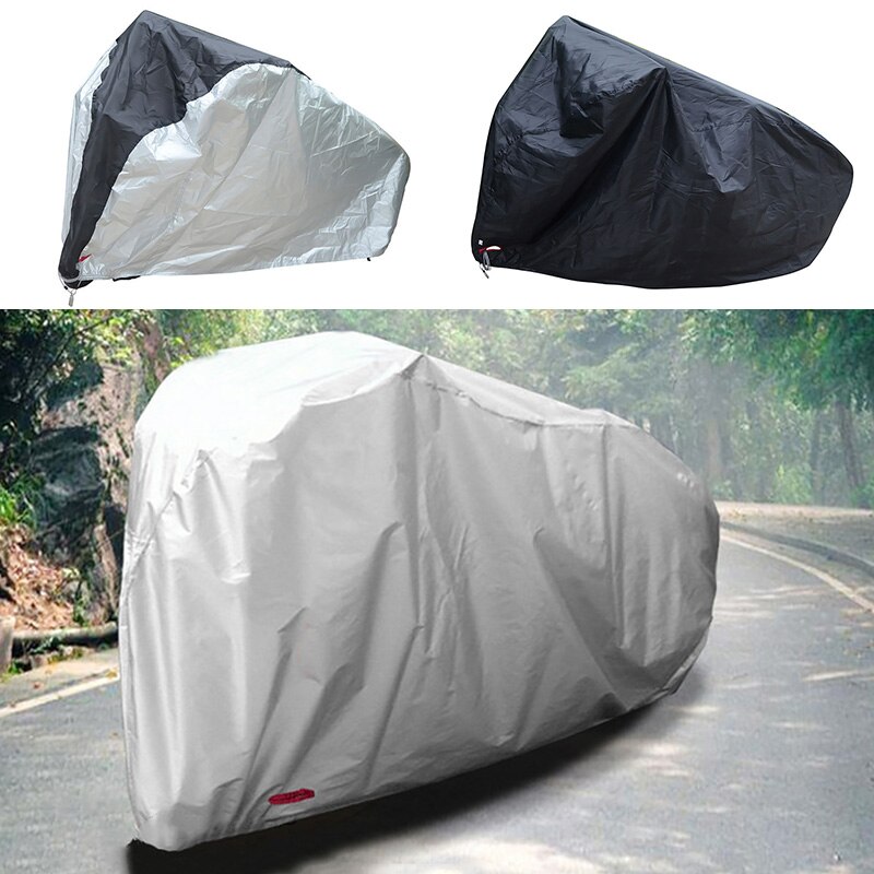 Motorcykel cykelcover universal udendørs uv cykelbeskytter hele sæsonen vandtæt cykel regn sne støvtæt cykelcover